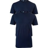 Alan Red - Ottawa - T-shirt - Navy - 93% Katoen 7% Elastaan - 2 Pack