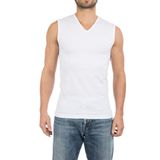 ALAN RED - Occident - T-shirts - Wit - Katoen/Elastaan - 2-pack