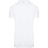 ALAN RED - Virginia - T-shirts - Wit - Katoen - 2-pack