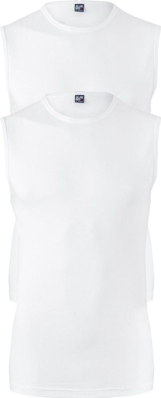 Alan Red - Orlando - T-shirt - Wit - Katoen - Two-pack