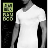 ALAN RED T-shirt Baltimora bamboo (1-pack) - V-hals stretch - blauw