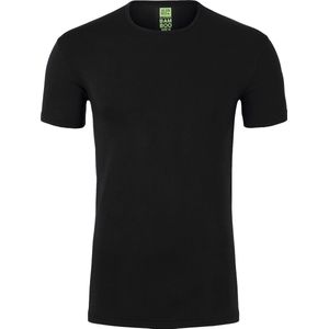 ALAN RED - T-shirt Bilbao - Zwart - Bamboe - O-hals Stretch