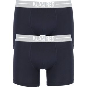 Alan Red - Boxershorts - Donkerblauw - Katoen & Elasthaan - 2-Pack