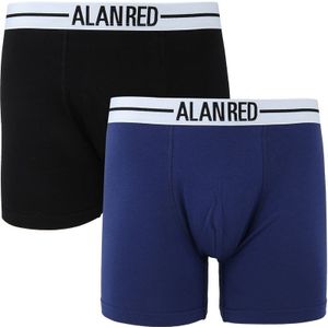 Alan Red - Boxershorts - Donkerblauw - 2-Pack - Heren