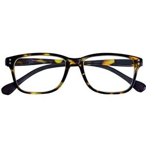 Corpootto Unisex President leesbril, schildpad, één maat, schildpad, Eén maat