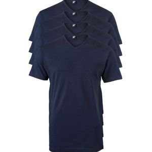 ALAN RED Vermont - T-Shirts - Navy - 100% Katoen - 4 Stuks