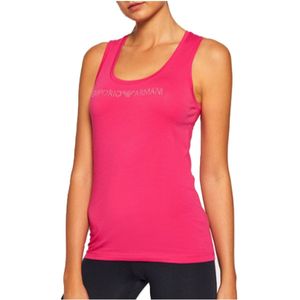 Emporio Armani - Sportieve Tanktop - Roze - Dames - Katoen