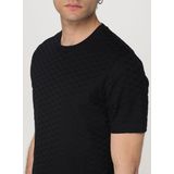 Emporio Armani - T-shirt - Zwart - Katoen - Ronde Hals - Korte Mouwen