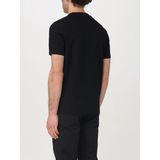 Emporio Armani - T-shirt - Zwart - Katoen - Ronde Hals - Korte Mouwen