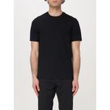 Emporio Armani - T-shirt - Zwart - Katoen - Ronde Hals - Korte Mouwen