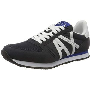 Armani Exchange Donkerblauw Retro Runner Sneakers