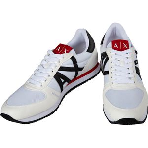 Armani Exchange - Basket - Wit - Synthetisch - Vetersluiting - Gaaas