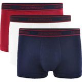 Emporio Armani - Boxershorts - Veelkleurig - Set van 3 - Premium Stretch Katoen