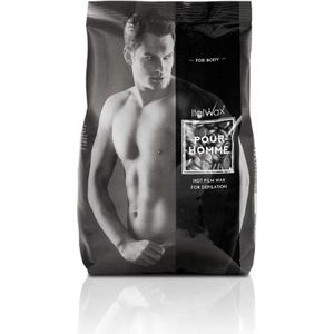 ItalWax Film Wax Pour Homme 1kg - Hars Film Wax voor Mannen - Ideaal voor Lichaamshaar
