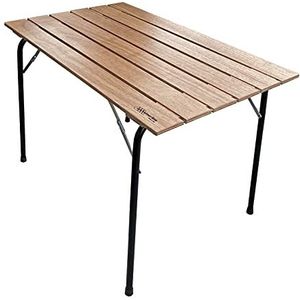 Castelmerlino Okumè klaptafel, campingterras, natuur, 100 x 60 x 72 cm, 280 cm