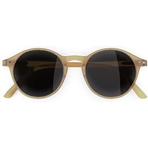Popme Milan Zonnebril voor dames en heren, gepolariseerde zonnebrillen, gepolariseerde glazen, ontworpen in Italië, UV401-bescherming, uniseks, Geel.