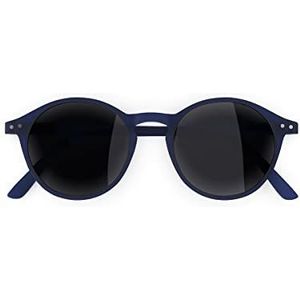 Popme Milano Zonnebril voor heren en dames, gepolariseerde glazen, ontworpen in Italië, UV401-bescherming, uniseks, volwassenen, blauw, Eén maat, Blauw