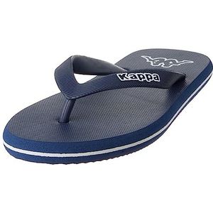 Kappa Heren teenslippers van rubber, zacht, comfortabel, licht, flexibel, Blauw, 43 EU