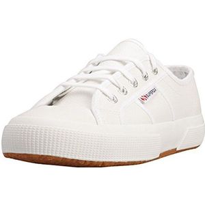 Superga 2750 Tumbled Leather Gymschoenen voor dames, wit 900, 46 EU