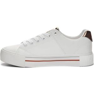 Kappa Tudy Wo Gymschoenen voor dames, Wit Brons, 36 EU