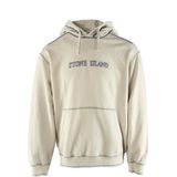Stone Island - Ivory Cotton Hoodie - Beige - Katoen