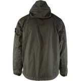 Stone Island, Heren, Jassen, Groen, Maat: S Nylon,