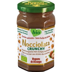 Nocciolata Hazelnootpasta crunchy biologisch 250 gram
