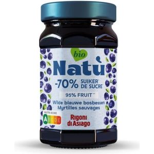 Natù Wilde Blauwe Bosbessen Fruitspread 240g