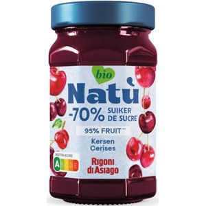 Natù - Biologische Kersenjam - Biologisch - 95% Fruit - Laag Suikergehalte