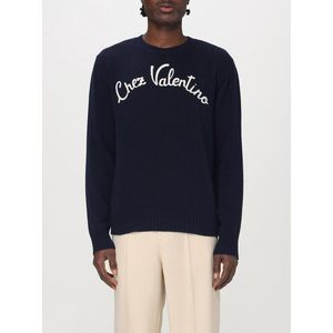 Valentino Garavani - Chez Valentino Sweater - Blauw - Wol - Heren