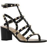Valentino Garavani - Rockstud 60 - Leren Sandalen - Zwart