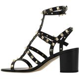 Valentino Garavani - Rockstud 60 - Leren Sandalen - Zwart