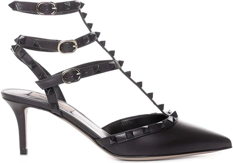 Valentino Garavani - Pumps - Leer - Zwart