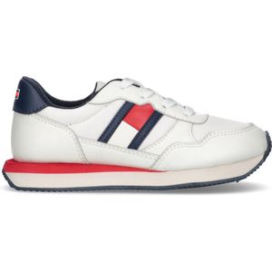 Sneakers met veters Jim TOMMY HILFIGER KIDS. Polyester materiaal. Maten 30. Wit kleur