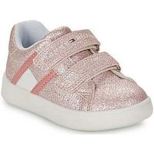 Tommy Hilfiger sneakers met glitters roze