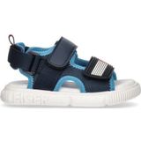 Tommy Hilfiger VELCRO SANDAL Sandale, Sommerschuh, Klettschuh, Sandalette, mit 3 Klettverschlüssen
