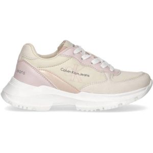 Calvin Klein Chunky Sneakers Beige/Lichtroze