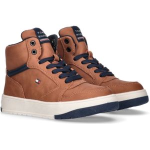 Tommy Hilfiger Sneaker, High Top Sneaker, Schnürboots mit seitlichem Logoflag