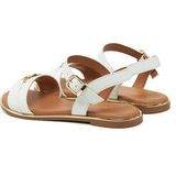 Glitter-Sandaal - Wit/Goudkleur - Synthetisch - Gespsluiting