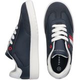 Retro Sneaker - Blauw-Wit - Vetersluiting - Unisex