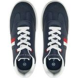 Retro Sneaker - Blauw-Wit - Vetersluiting - Unisex