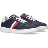 Retro Sneaker - Blauw-Wit - Vetersluiting - Unisex