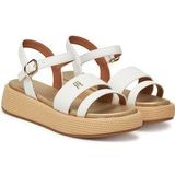 Tommy Hilfiger - Sleehaksandaaltjes - Sandaal - Wit - Synthetisch