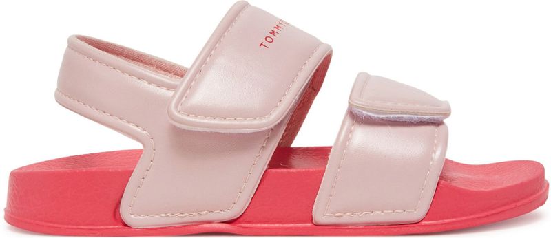 Tommy Hilfiger - Badeschoen - Roze Pink - Glitter - Klittenbandsluiting