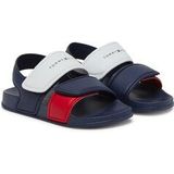 Badeschoen - Blauw/Rood/Wit - Synthetisch - Klittenbandsluiting