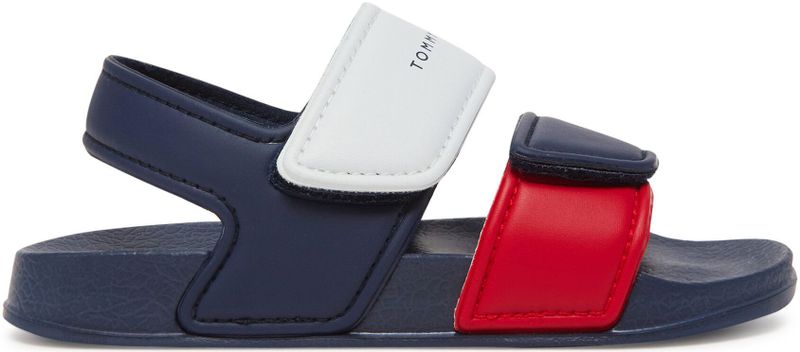 Badeschoen - Blauw/Rood/Wit - Synthetisch - Klittenbandsluiting