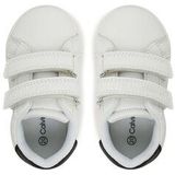 Calvin Klein - Sneakers - Wit - Imitatieleer - Klittenbandsluiting