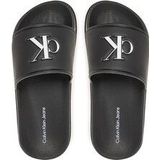 Calvin Klein - Badslippers - Zwart - Pool Slides - Logo Versierd
