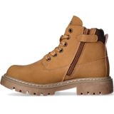 Tommy Hilfiger - Veterboots - Okerkleur - Vetersluiting - Synthetisch