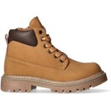 Tommy Hilfiger - Veterboots - Okerkleur - Vetersluiting - Synthetisch